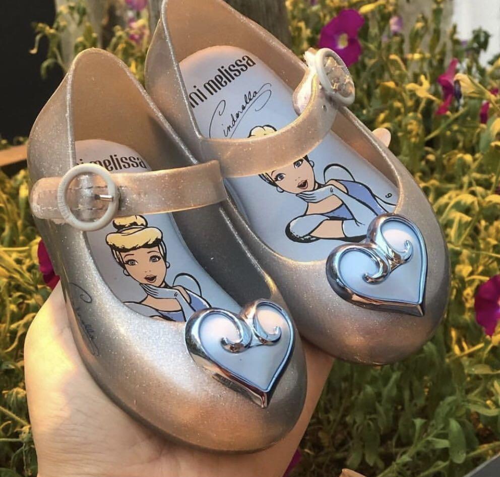 SEPATU MUSIM HUJAN Mini Melissa Disney Cinderella Mewah