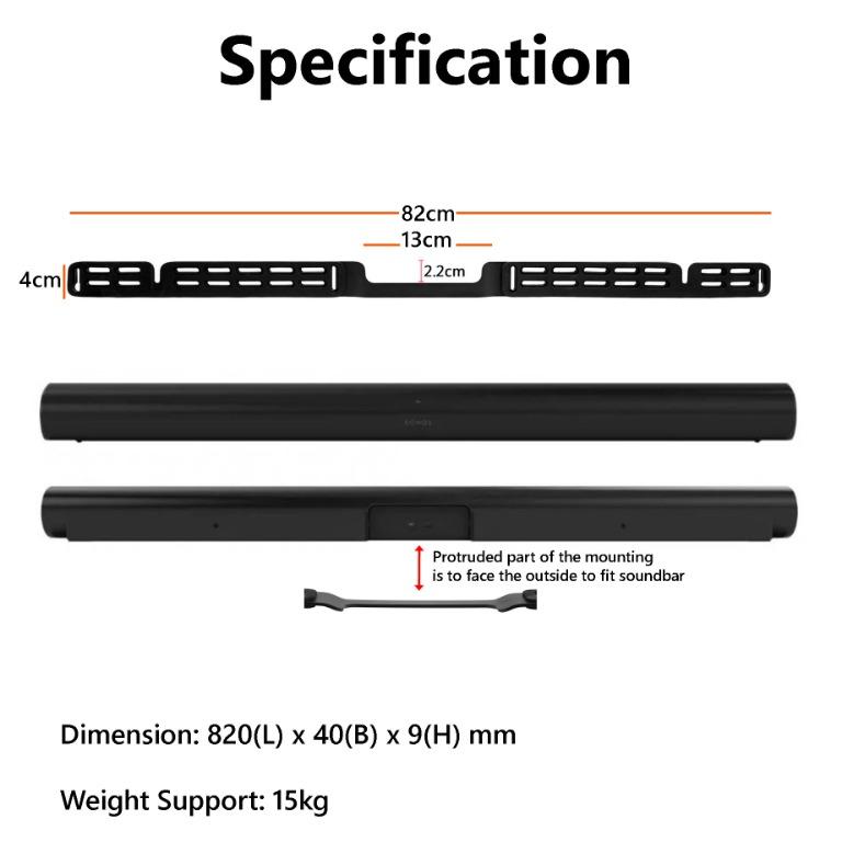 Sonos Arc Wall Mount Dimensions Sonos Arc Wall Mount Instructions