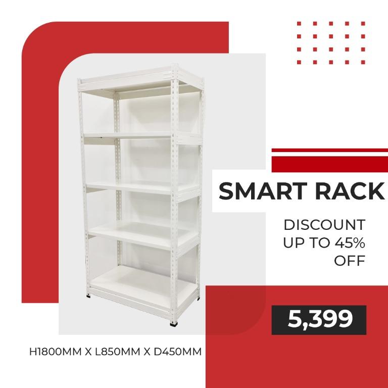 Steel rack smart rack boltless type heavy duty commercial rack made in