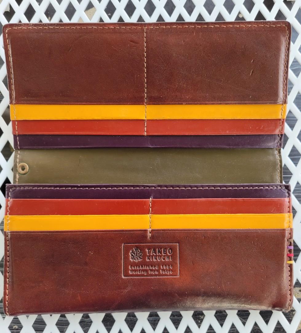 Takeo Kikuchi Leather Wallet Men S Fashion Watches Accessories Wallets Card Holders On Carousell