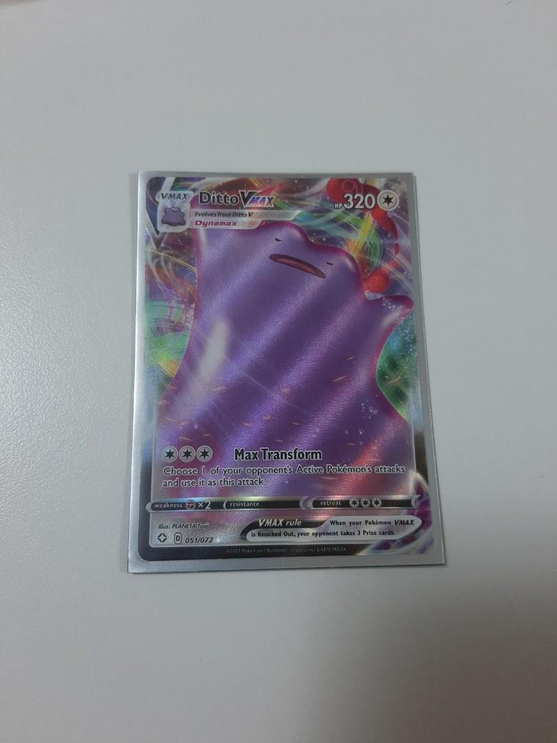 Tapu Lele GX Pokemon Trading Card w Free Ditto VMAX Card, Hobbies