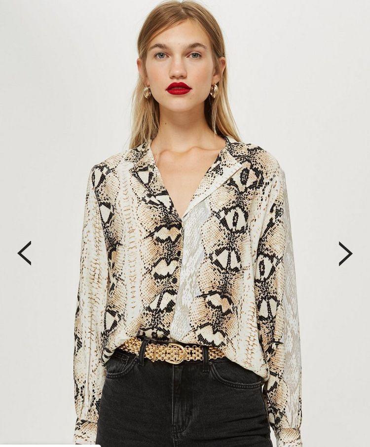 SOLD!! Topshop rare Snake skin print 