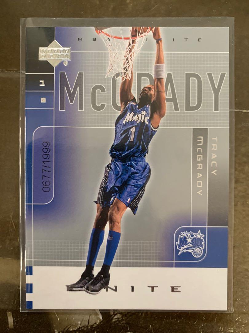 Tracy McGrady (Category: Raw Singles) located in Makati City. Submitted by joeytanyag (Listing ID 1138516942, Image 1). Description: 2002 - Upper Deck - Finite - Base - #'d /1999 - Tracy McGrady #68 Sport: Basketball Year: 2002 Collection: Finite Base/Insert: Base Parallel: #'d /1999 Print Run: 1999.