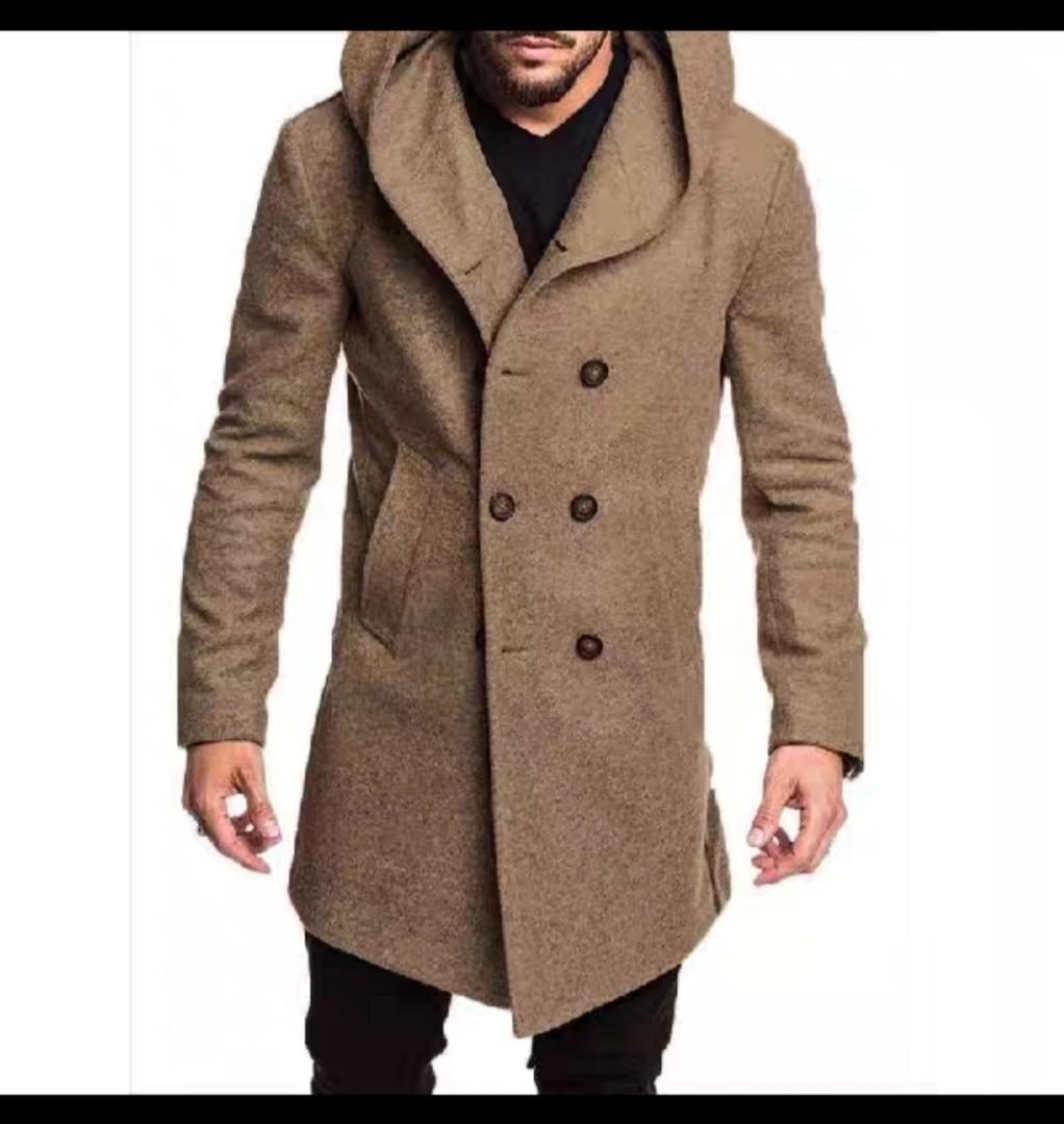 Mens hooded trench shop