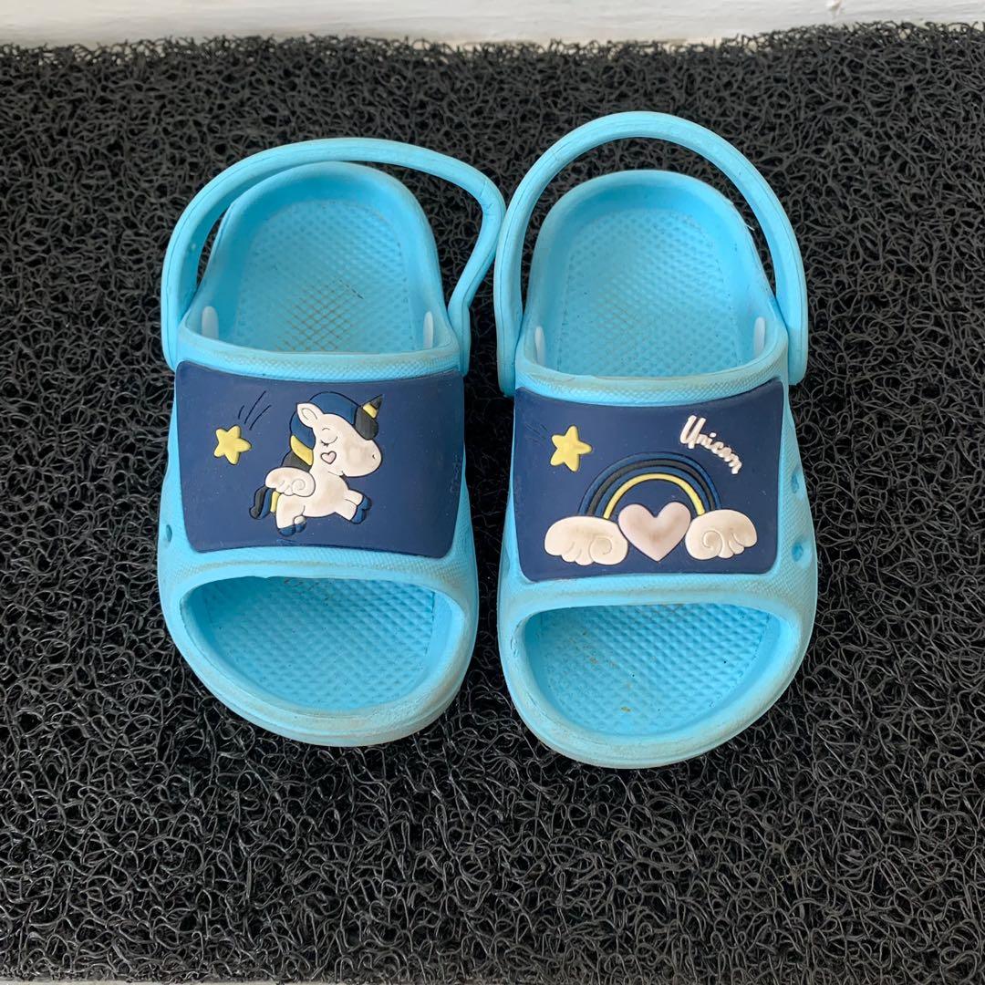 Children's slip on sale slippers