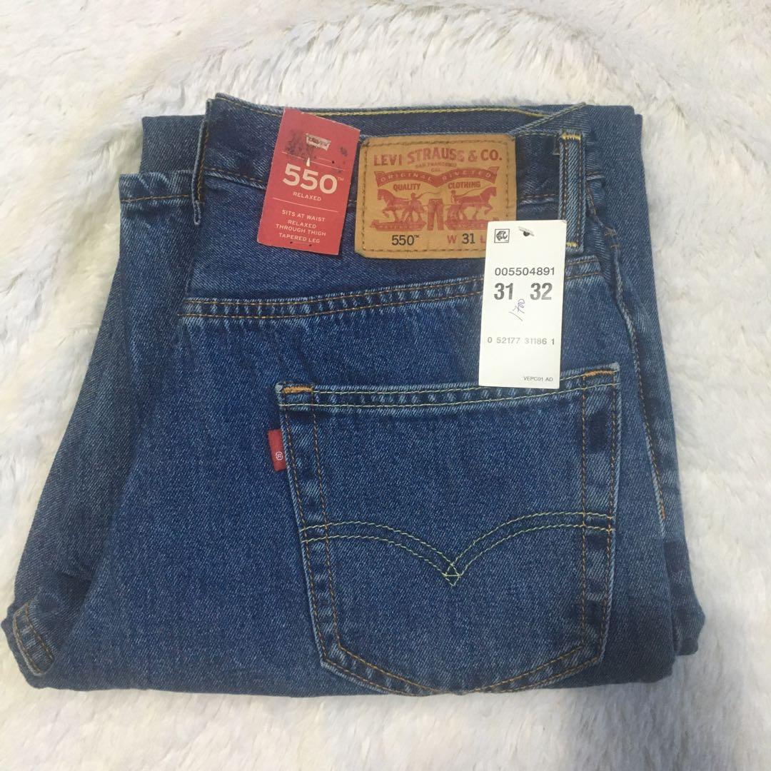 US BOUGHT ORIGINAL LEVIS 550 JEANS MEN 31x32, Men's Fashion, Bottoms, Jeans  on Carousell