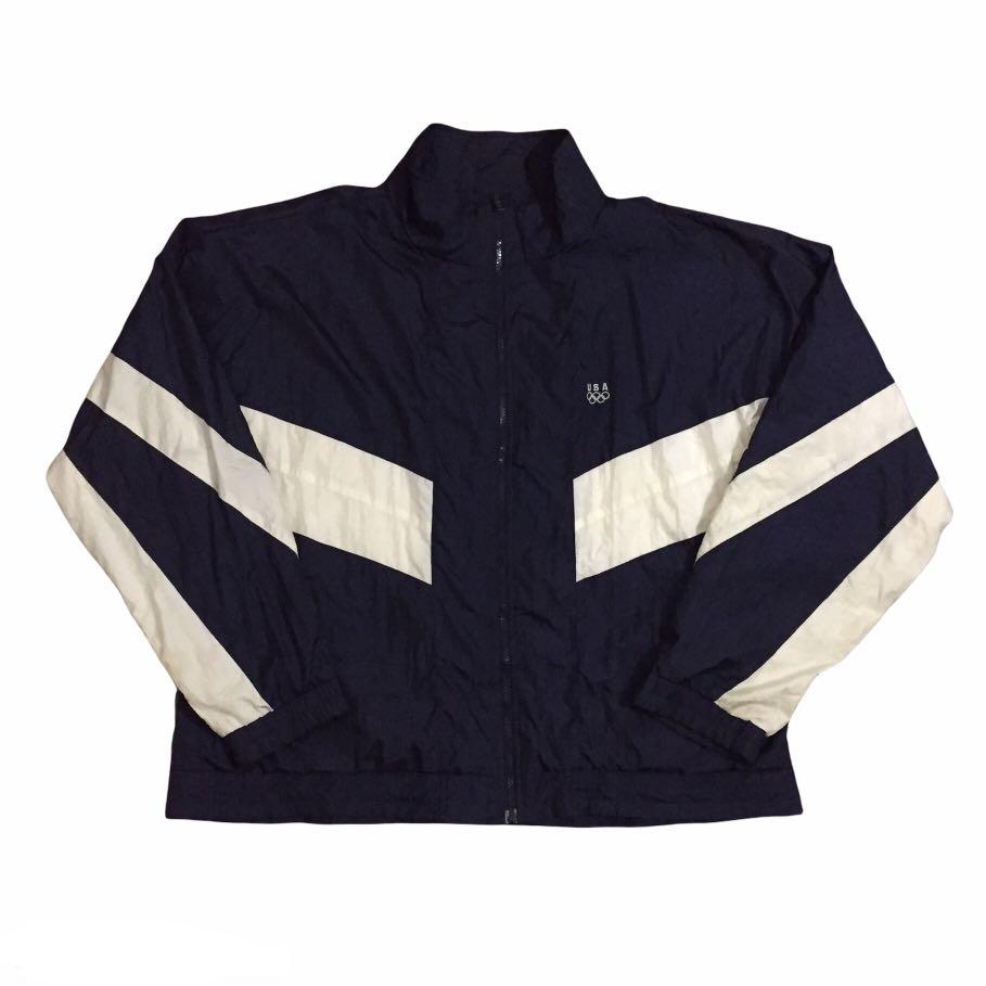 VINTAGE 90 s OLYMPIC USA JCPENNEY WINDBREAKER