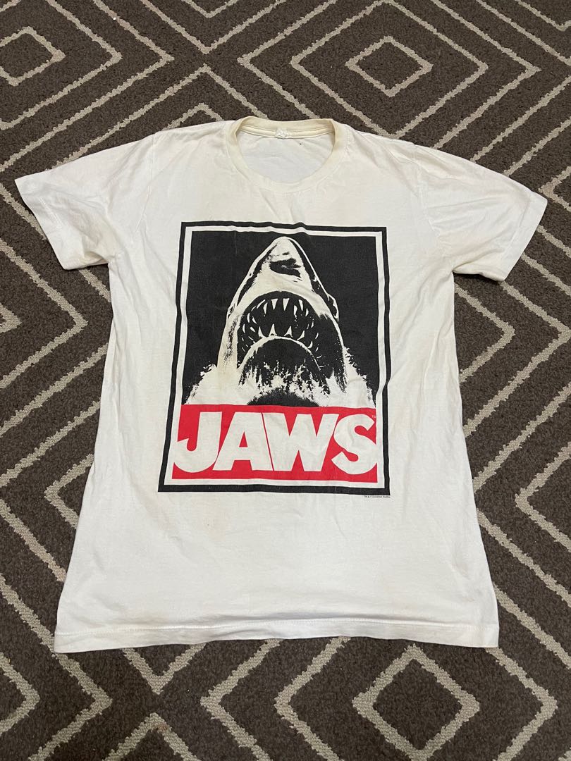 Vintage Jaws movie t shirt, Men's Fashion, Tops & Sets, Tshirts & Polo