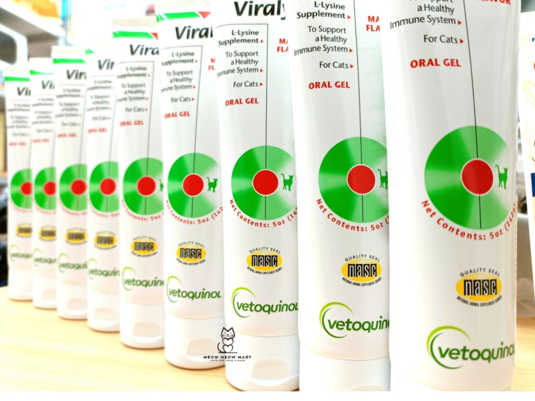 Vetoquinol Viralys L-Lysine HCI Oral Gel Supplement for Cats 5 oz