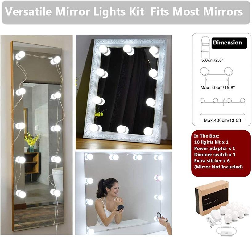 WanEway Hollywood Style LED Vanity Mirror Light Kit for Makeup Cosmetic