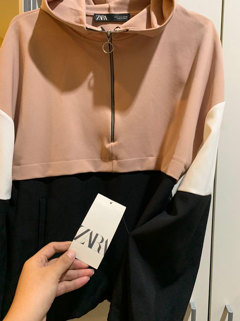 Zara Jaket hoodie women new original Fesyen Wanita Pakaian