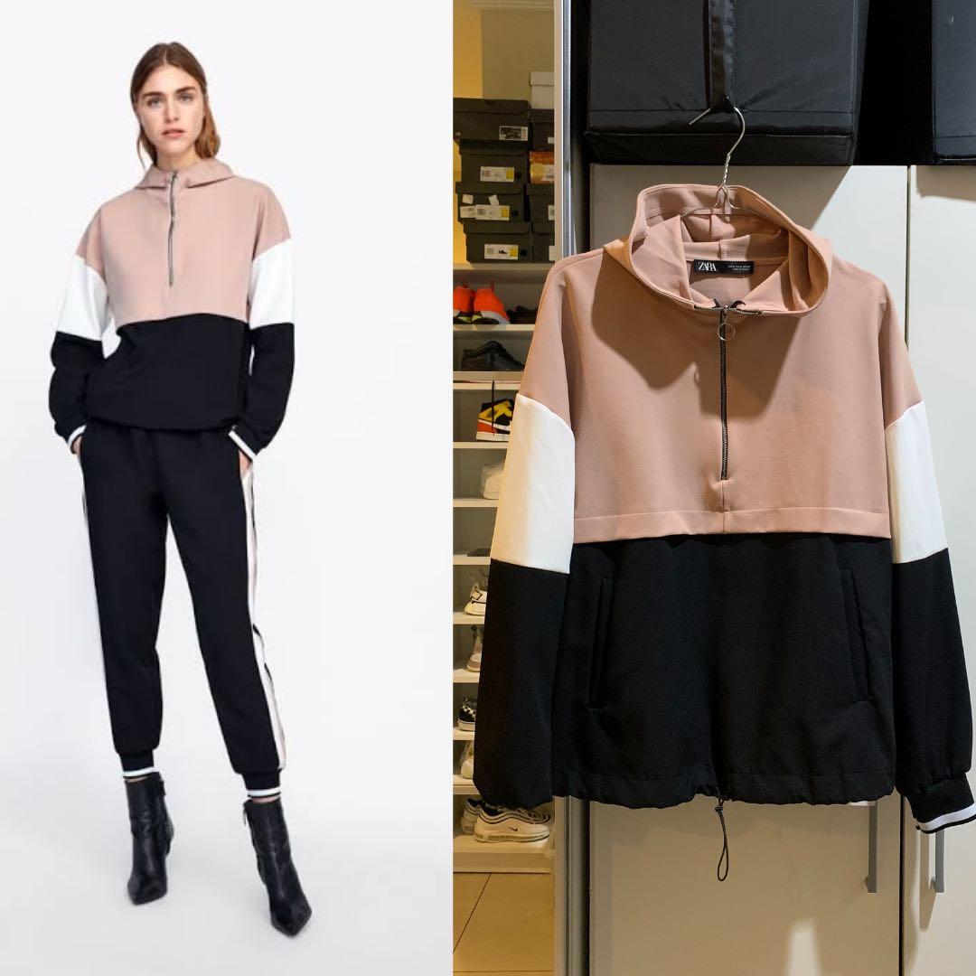 Jaket hoodie on sale zara