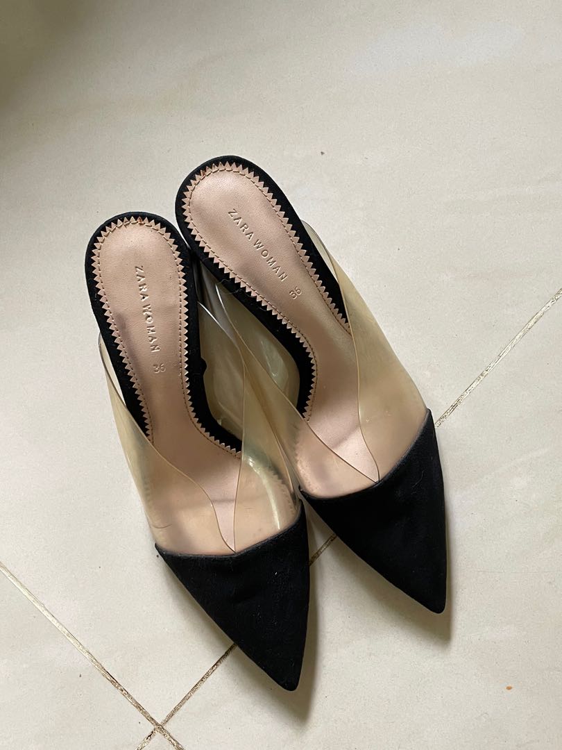 Zara hot sale pvc heels