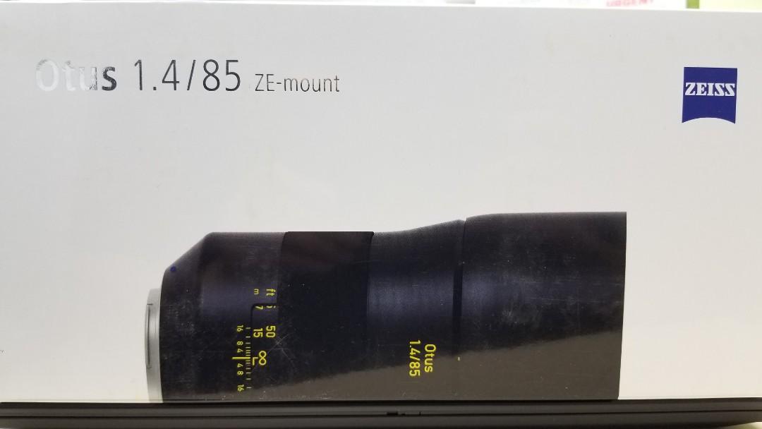 ZEISS OTUS 1.4/85 ZE- Canon mount, 攝影器材, 鏡頭及裝備- Carousell