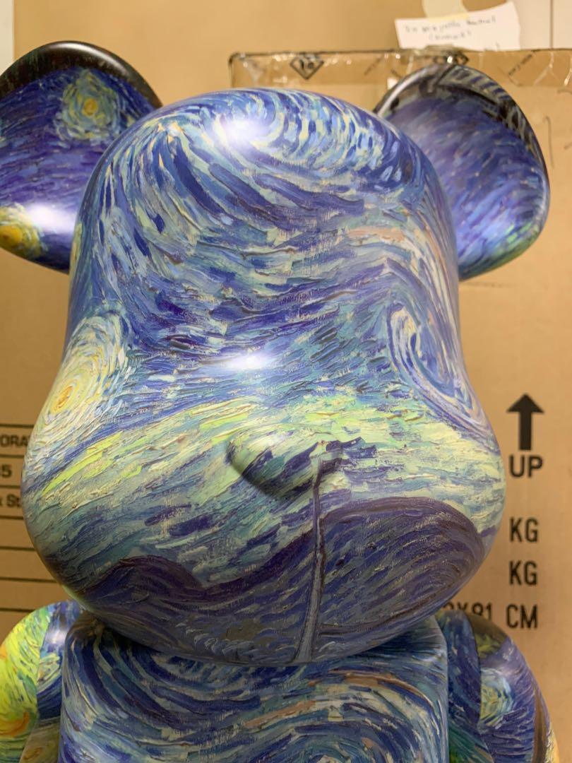 1000 Bearbrick van Gogh starry night, Hobbies & Toys, Toys & Games on