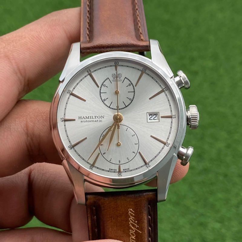 100 AUTHENTIC HAMILTON CLASSIC SPIRIT OF LIBERTY AUTOMATIC SPECIAL EDITION CHRONOGRAPH 42MM WATCH H32416581