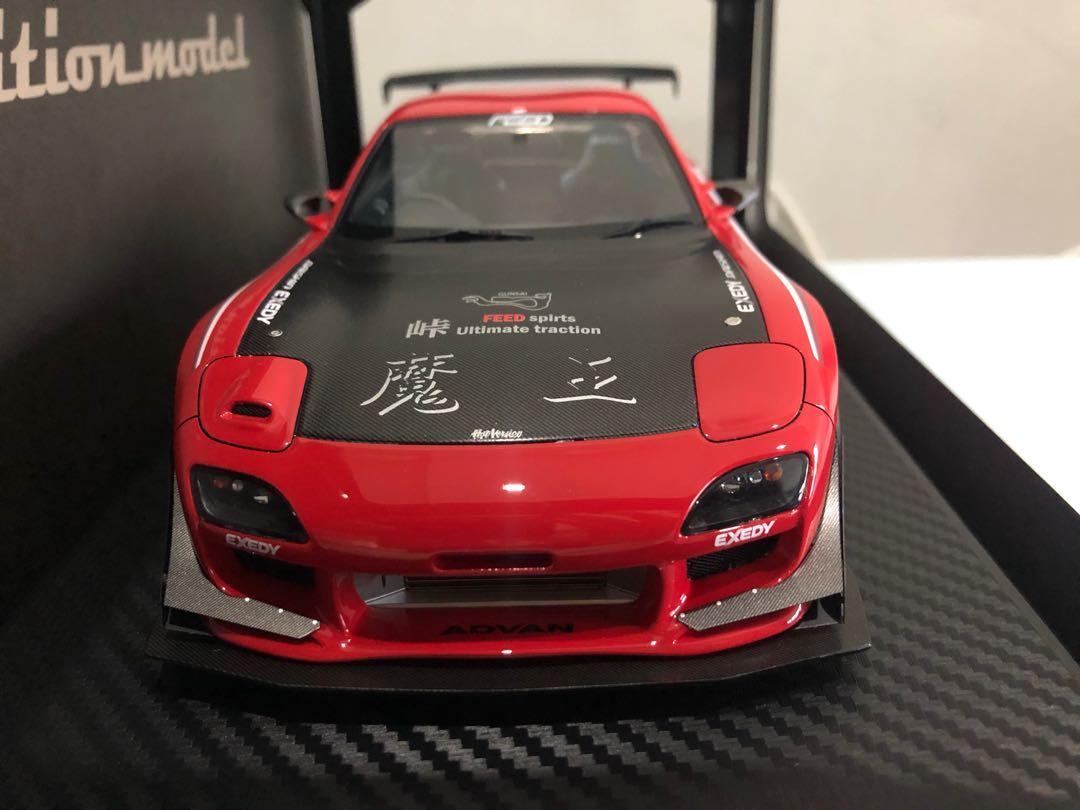 Mazda RX-7 (FD3S) FEED 魔王 Red 1:18 New！Mazda RX-7(FD3S)FEED 魔王 Red 1/18scale ignition model