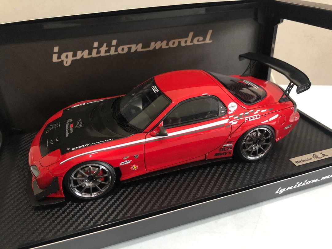 Mazda RX-7 (FD3S) FEED 魔王 Red 1:18 Mazda RX-7 (FD3S) FEED 魔王 Red 1:18 Ignition Model 1:18