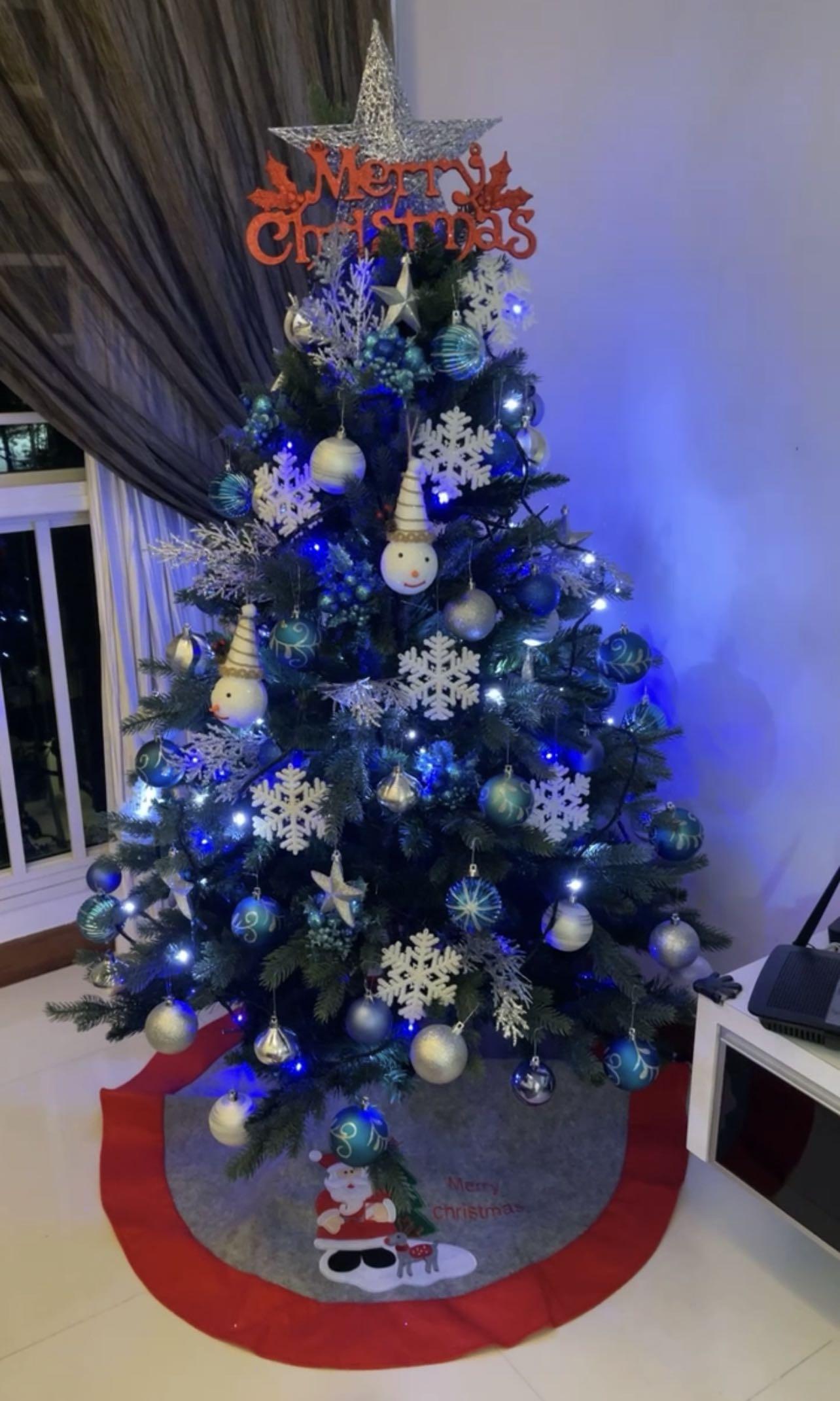 1.8m (6 feet) Christmas tree with full set of decor ...