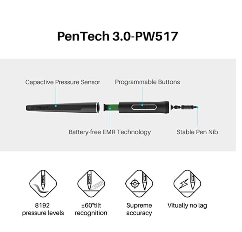 2020 HUION KAMVAS 22 Plus Graphics Drawing Tablet (Category: Other Accessories) located in Marikina City. Submitted by skowshop (Listing ID 1134994975, Image 3). Description: Brand HUION Color Black Connectivity Technology 3-in-1 HDMI Cable or Full-featured USB-C cable Operating System Windows 7 or later, Mac OS 10.12 or later, Android devices that support USB3.1 GEN1 and DP1.2 About this item: Full Lamination Technology：The laminated screen of K