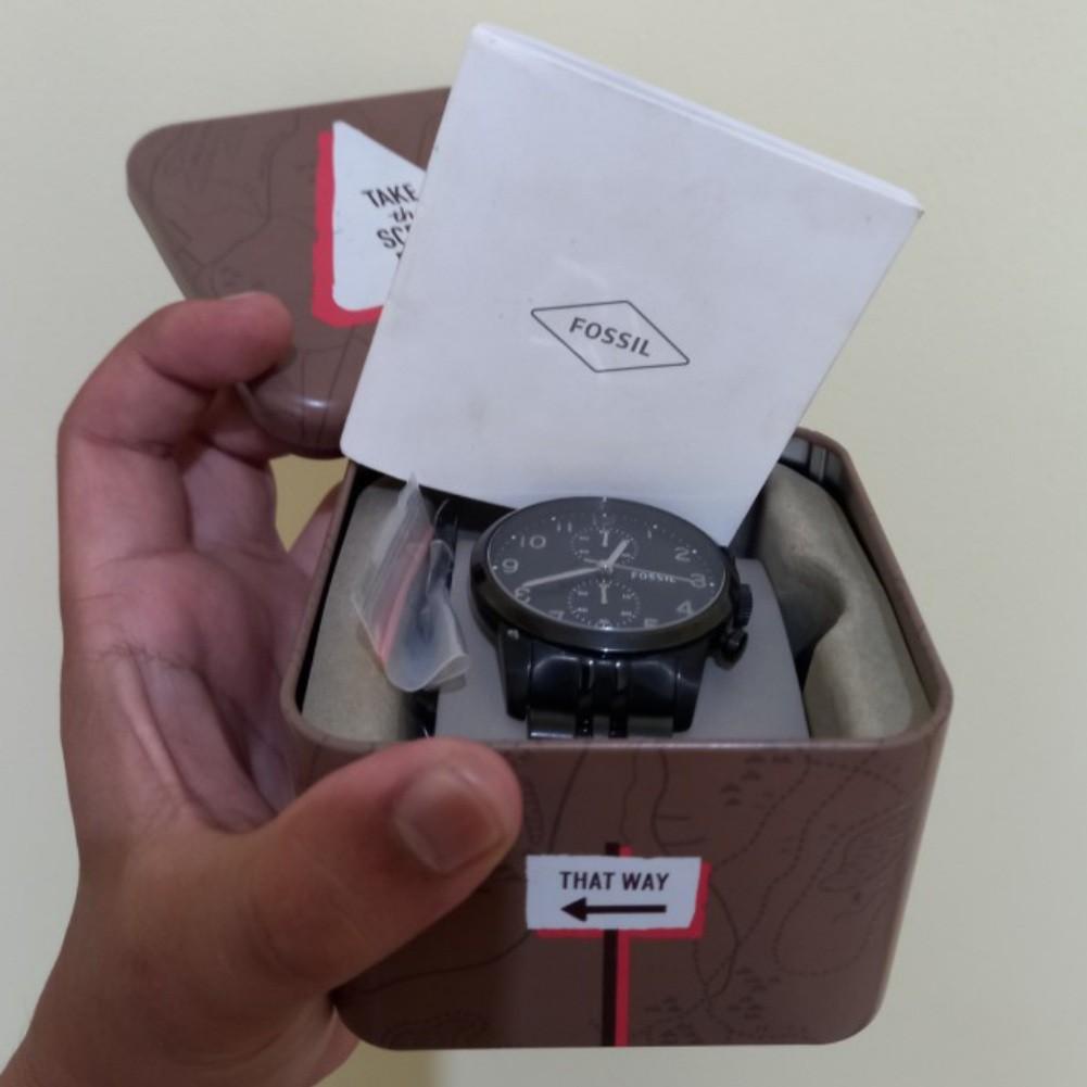 jam tangan arloji watch Fossil FS 4877 townsman chronograph men original 100 fs4877