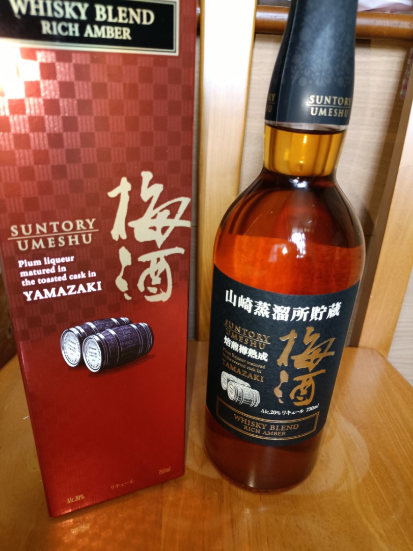 山崎威士忌梅酒, 嘢食& 嘢飲, 酒精飲料- Carousell