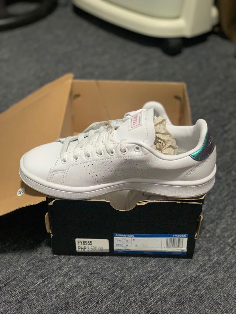 Adidas Advantage Tennis, Women's Fashion, Footwear, Sneakers on Carousell