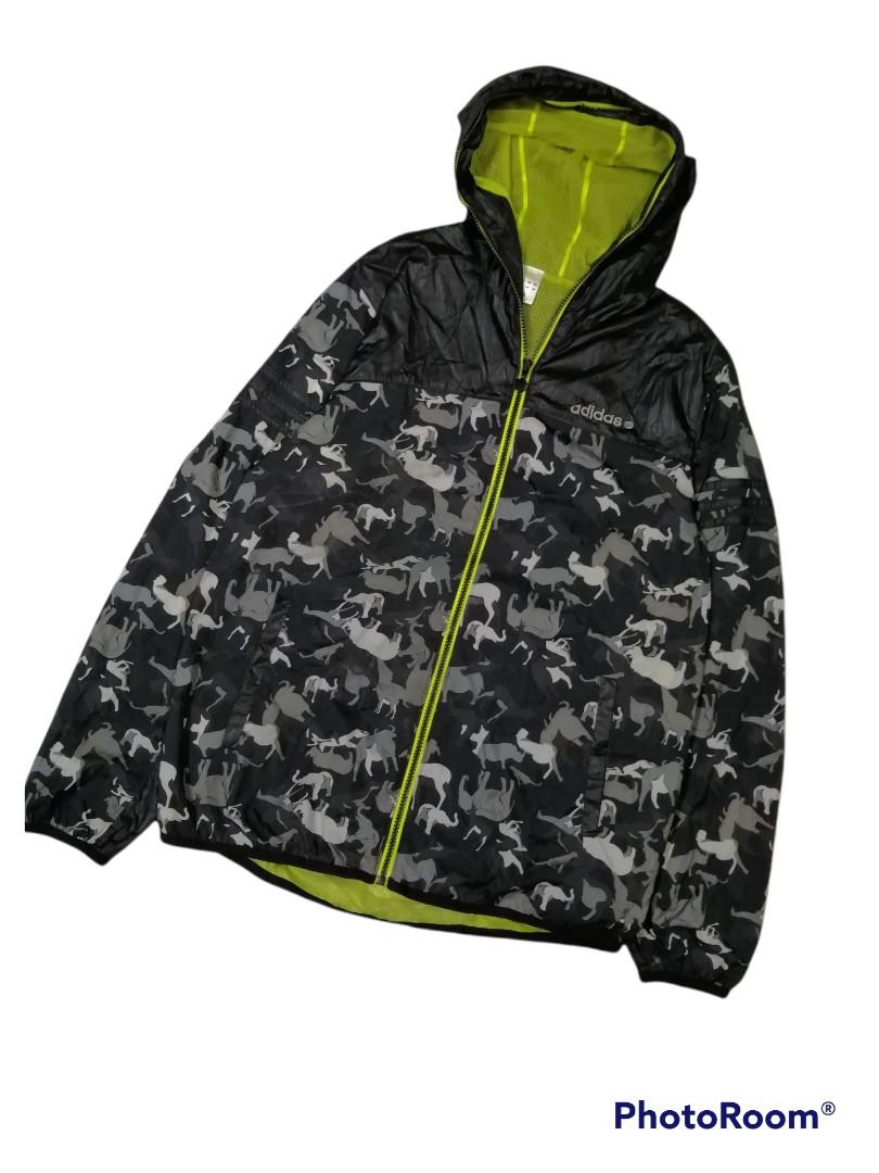 ADIDAS NEO FULL PRINT ANIMAL WINDBREAKER