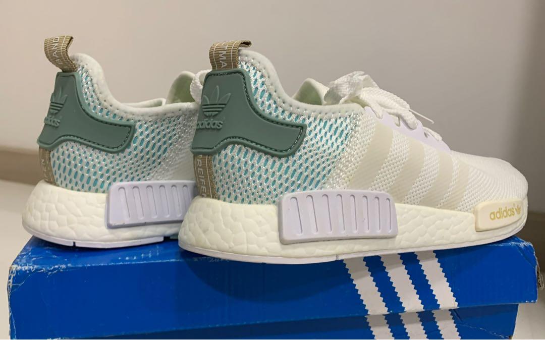 kabel guide indarbejde Adidas NMD R1 Tactile Green, Men's Fashion, Footwear, Sneakers on Carousell