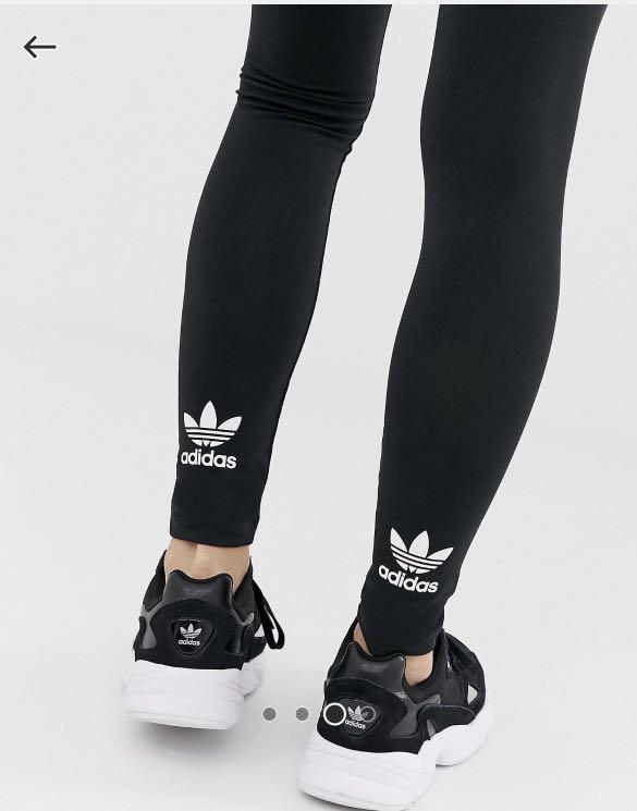 adidas Original adicolor trefoil leggings, Women's Fashion, Activewear on  Carousell
