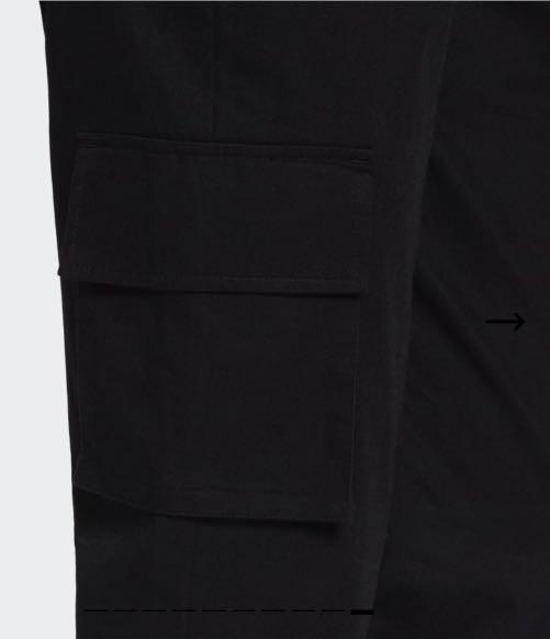 Adidas originals ryv outlet cargo pant in black