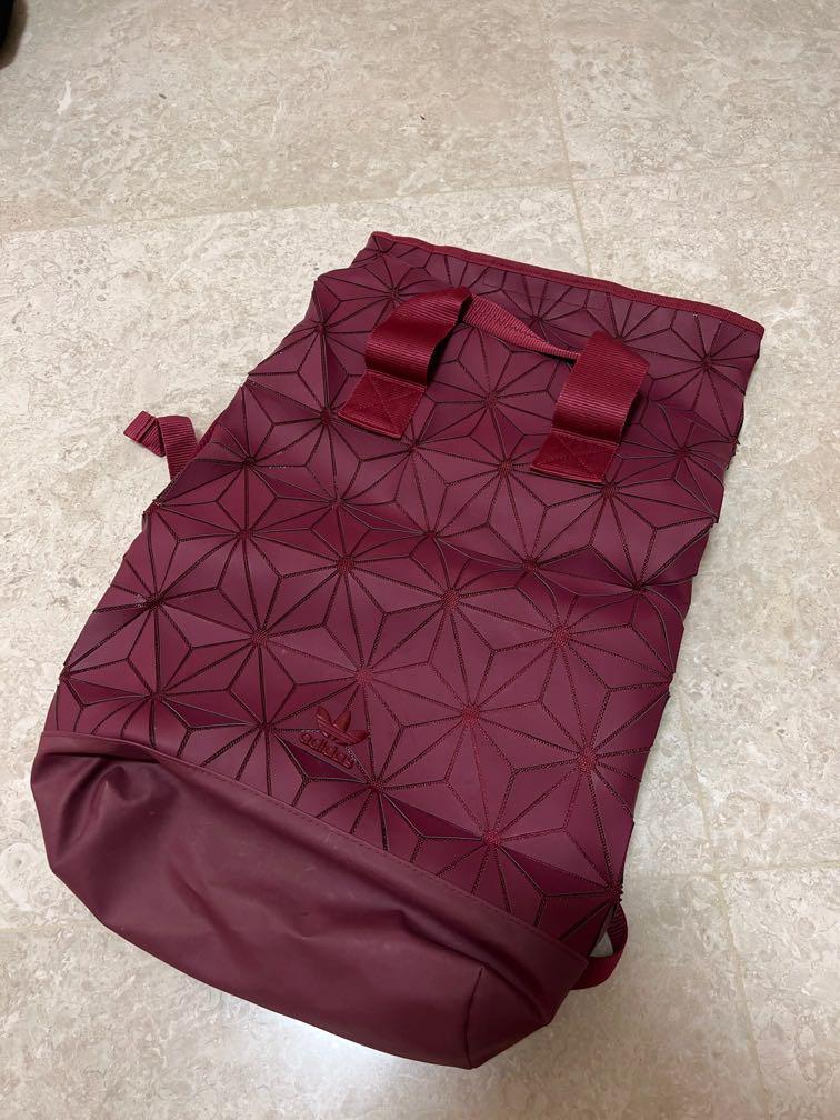Adidas x Issey Miyake 3D Mesh Bag Burgundy Red Women s Fashion