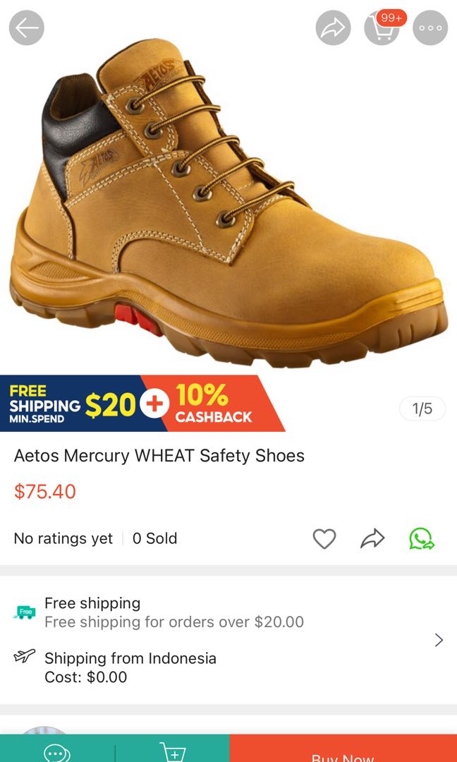 Aetos hotsell safety shoes