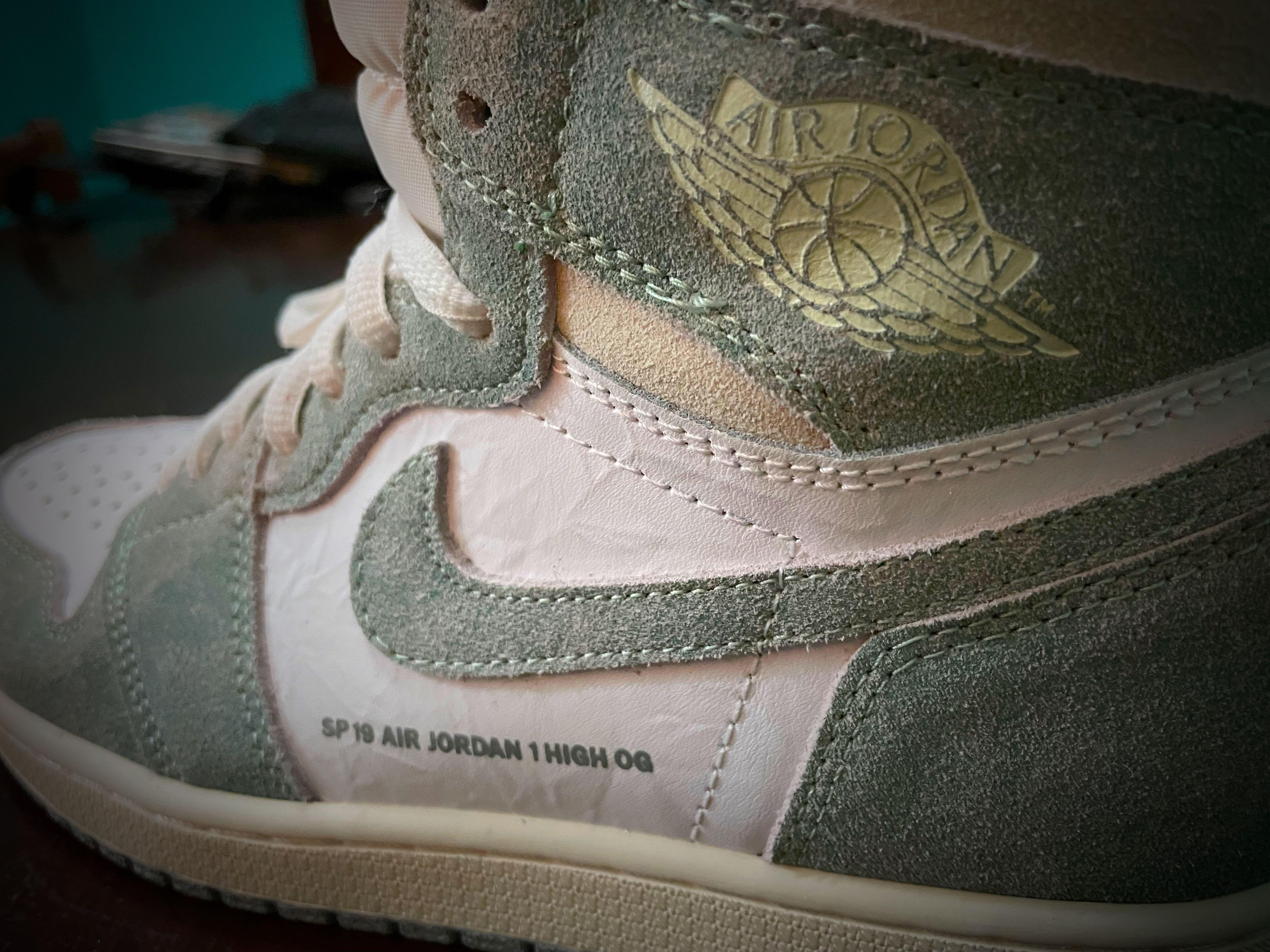 Air jordan 1 top mid premium turbo green