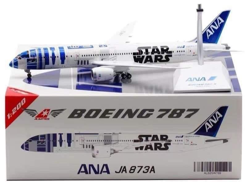 ALB 1:200 星球大戰特別彩繪合金模型ANA Boeing 787-9 Star War