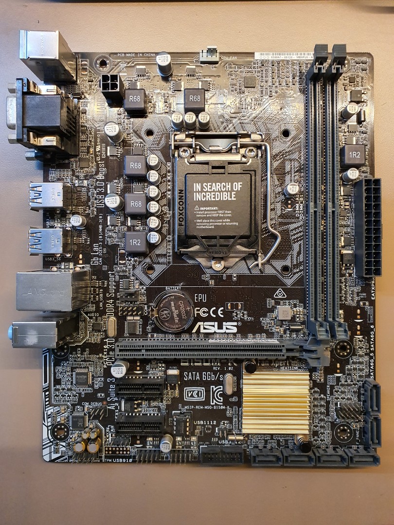 Asus B150MK Motherboard (6th & 7th Gen), Computers & Tech, Parts