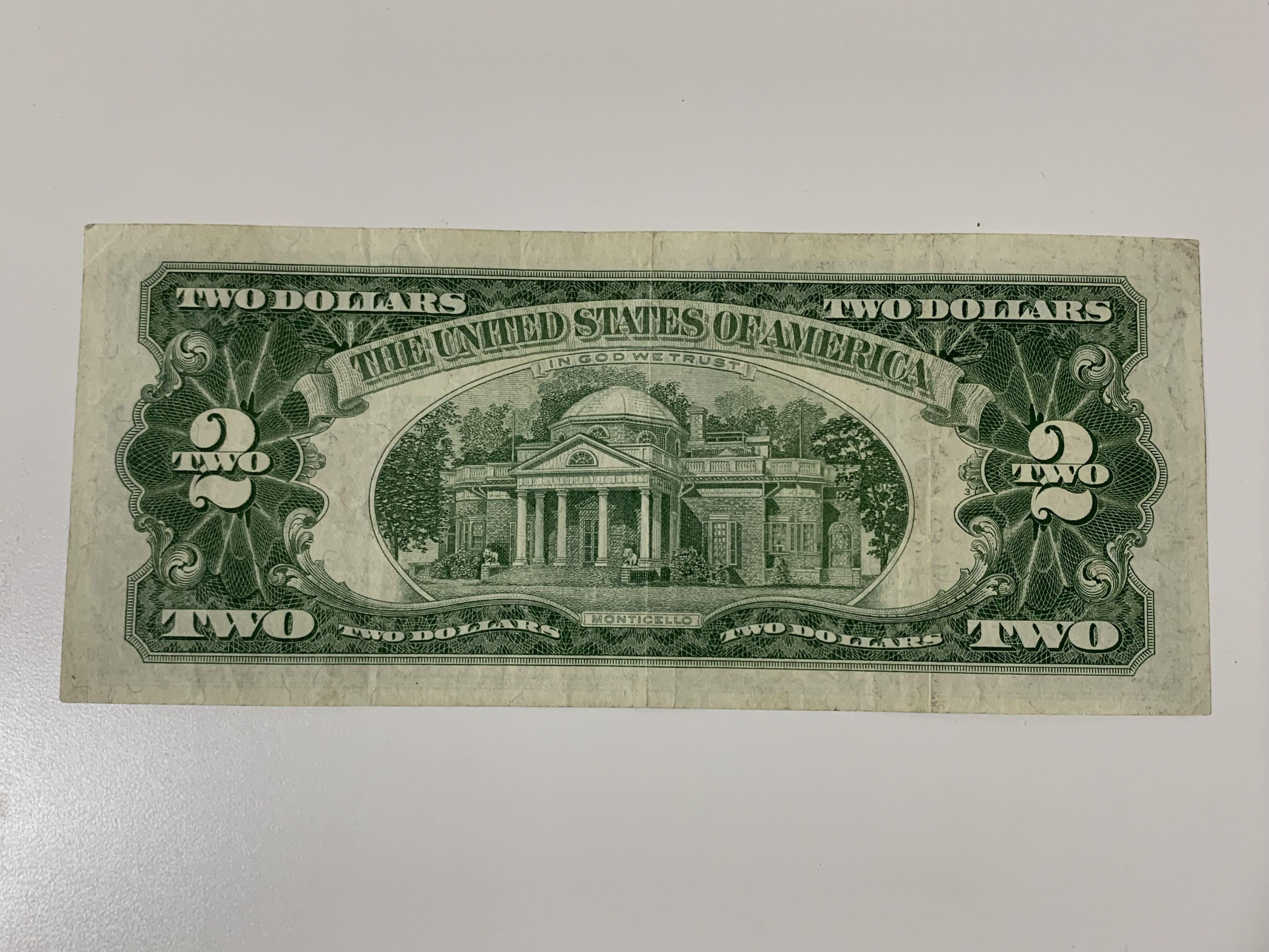 AU 1963 United States of America (USA / USD / US) red seal ...