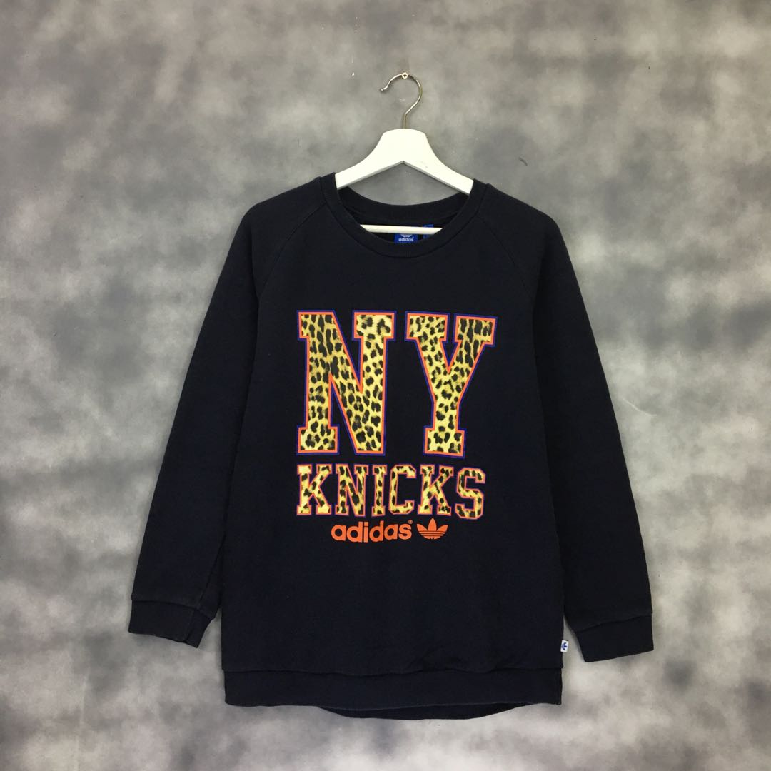 Adidas knicks sweatshirt sales