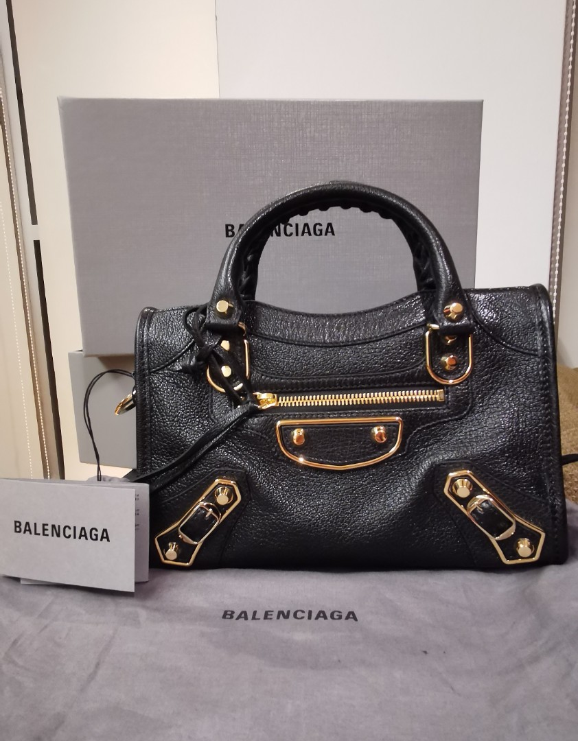 Balenciaga nano city black top