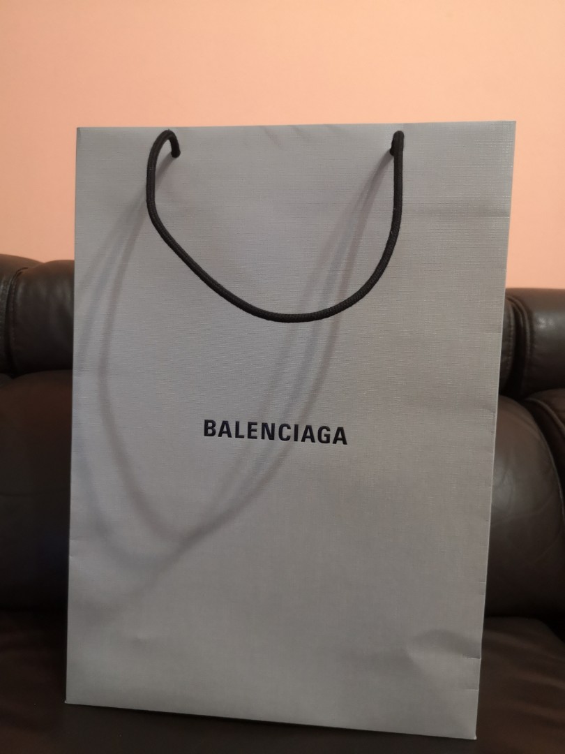 Balenciaga paper bag, Luxury, Apparel on Carousell