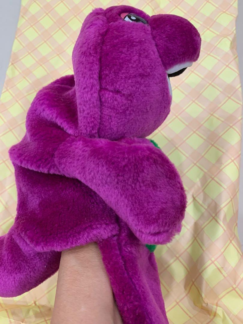 Barney hand puppet, Hobbies & Toys, Toys & Games on Carousell
