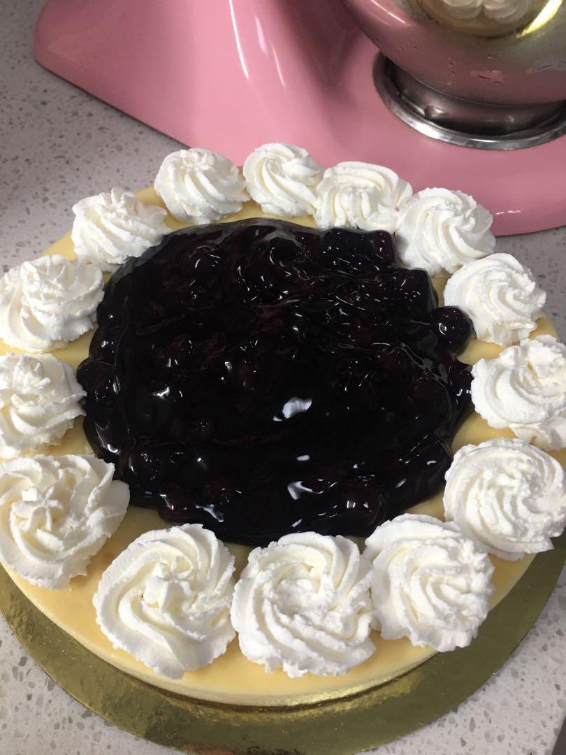 Blueberry cheesecake (Category: Homemade Bakes) located in San Juan City. Submitted by iambernie (Listing ID 1134943563, Image 3). Description: Classic blueberry cheesecake perfect for all occasions or simply if you’re craving for a baked cheesecake made with pure cream cheese. No gelatin used 6 inch 600 8 inch 1200.