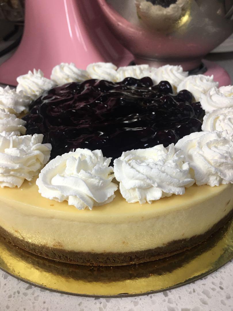 Blueberry cheesecake (Category: Homemade Bakes) located in San Juan City. Submitted by iambernie (Listing ID 1134943563, Image 2). Description: Classic blueberry cheesecake perfect for all occasions or simply if you’re craving for a baked cheesecake made with pure cream cheese. No gelatin used 6 inch 600 8 inch 1200.