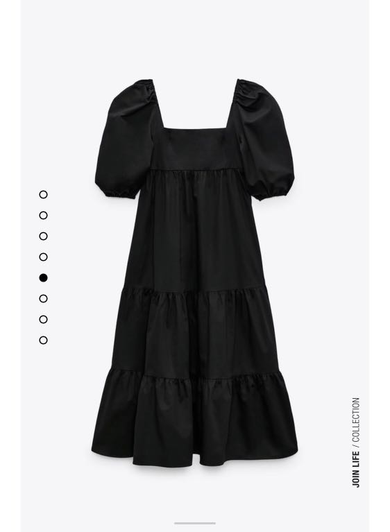 BNWT Zara midi dress with panels, Women's Fashion, Dresses & Sets