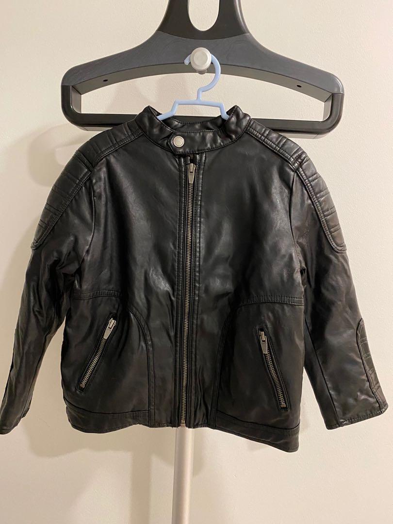 Boys fake leather jacket online