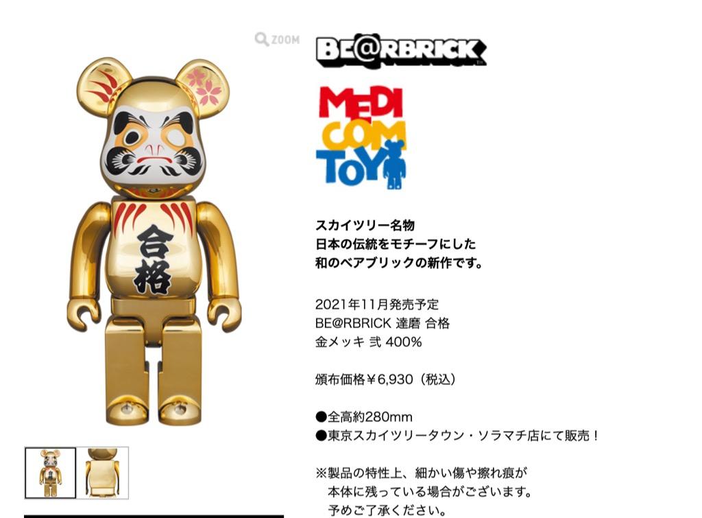 On Sale] Brand New Bearbrick ベアブリックBe@rbrick 400% + 100