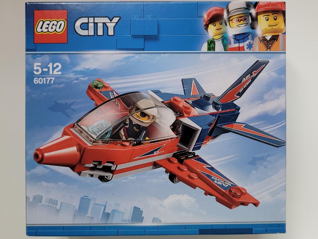 Brand New] City Airshow Jet 60177 Building Kit (87 Piece), Hobbies Toys, & Games on Carousell
