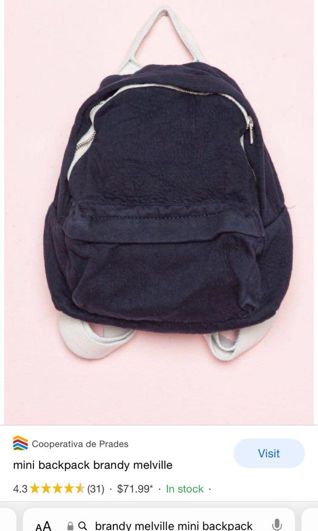 Mini backpack store brandy melville