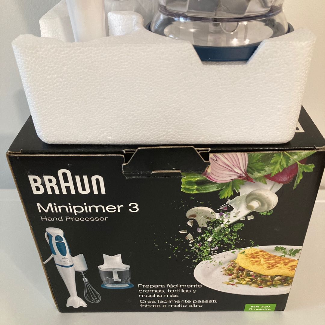 BRAUN  Minipimer 3 MR320 omelette