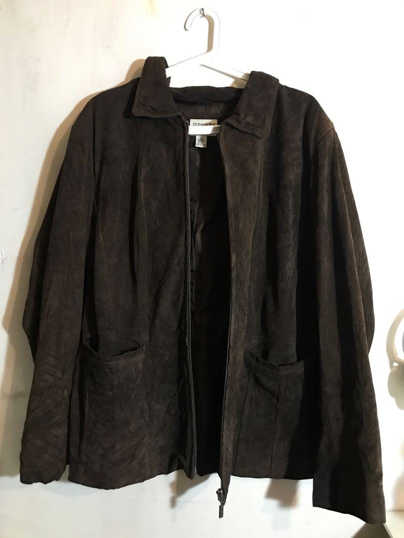 st john's bay leather jacket price